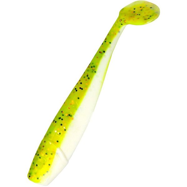 RELAX King Shad 4" Chartreuse Weiß  (10cm)