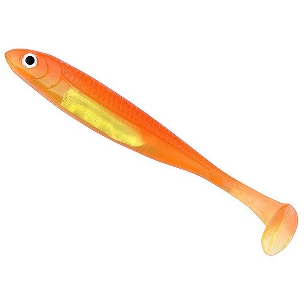 K.P Baits Flash Shad 3,5" Orange  (8,75cm)