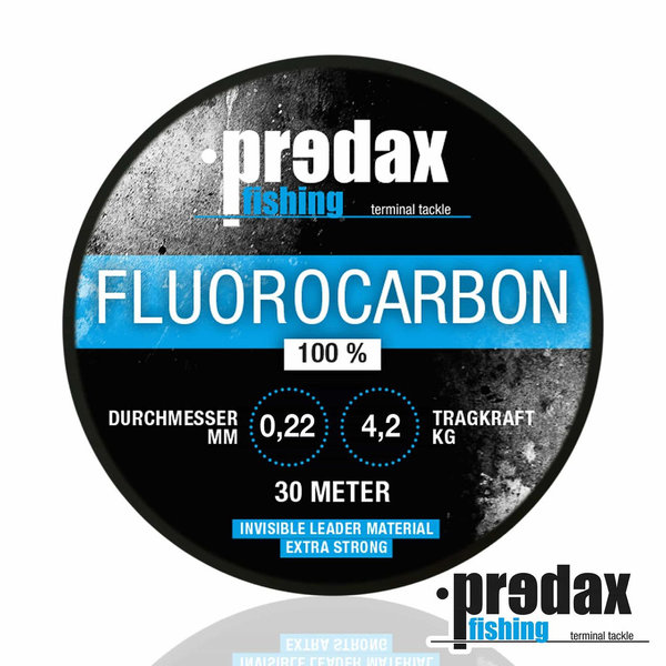 Predax Fluorocarbon Vorfachschnur 0,22mm 4,2kg 30m Spule